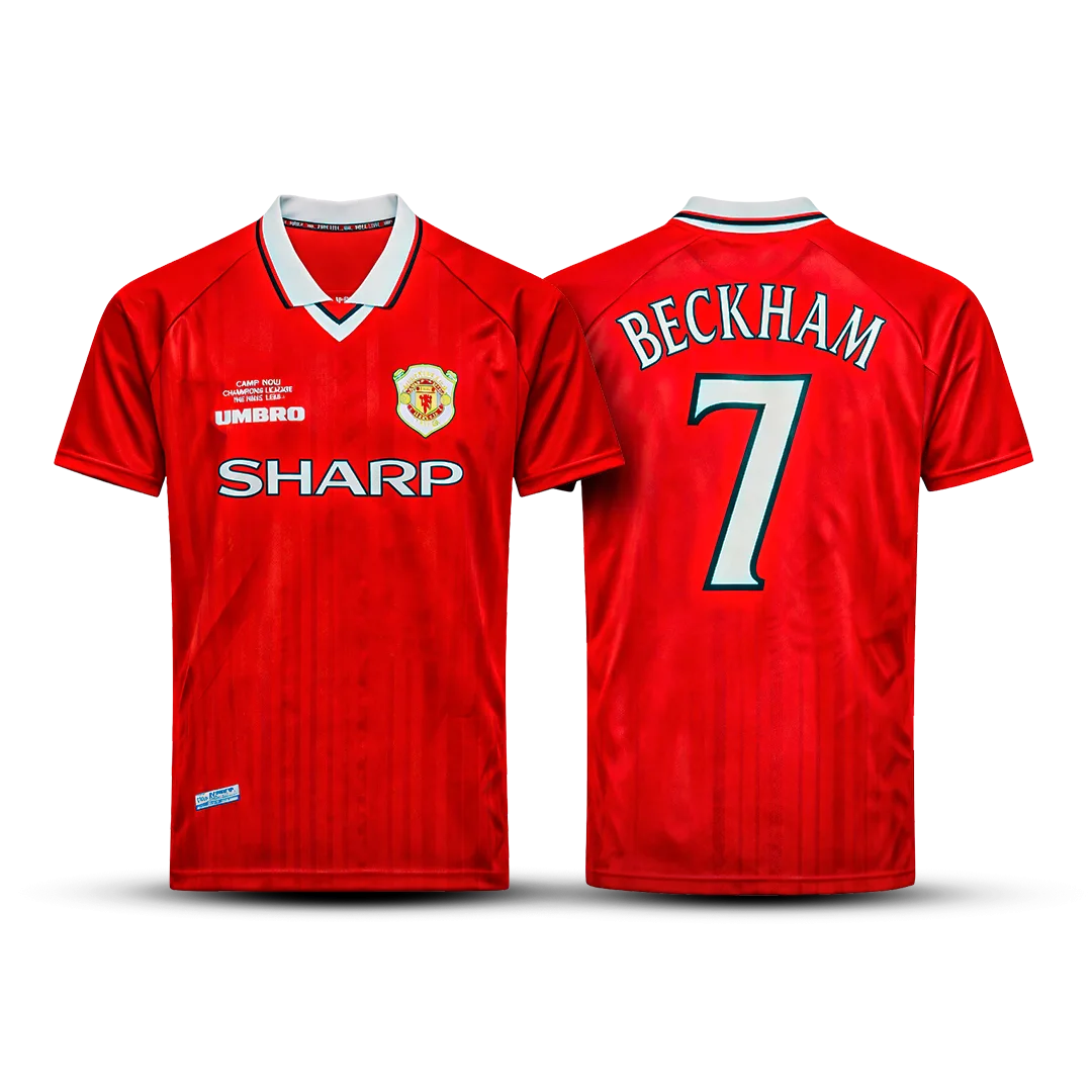 MANCHESTER UNITED 1999-00 BECKHAM HOME
